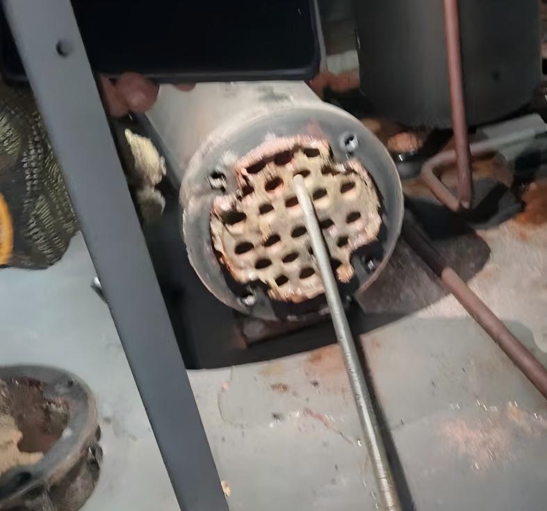 龙岩某厂冷干机冷凝器清洗(图1)